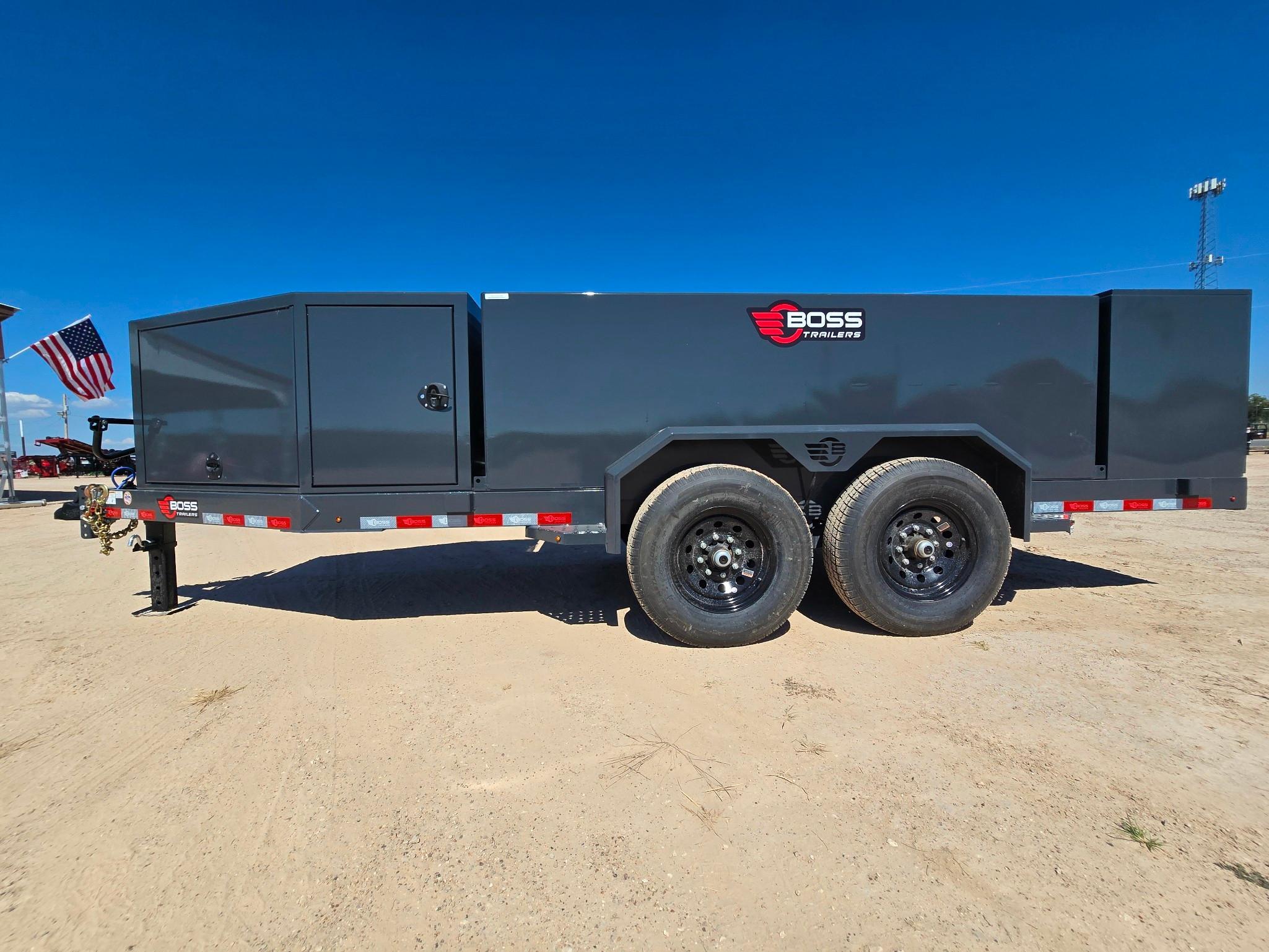 BOSS 990 Fuel Trailer - 990 Gallon Farm Diesel Tank, Field Refueling Solution
