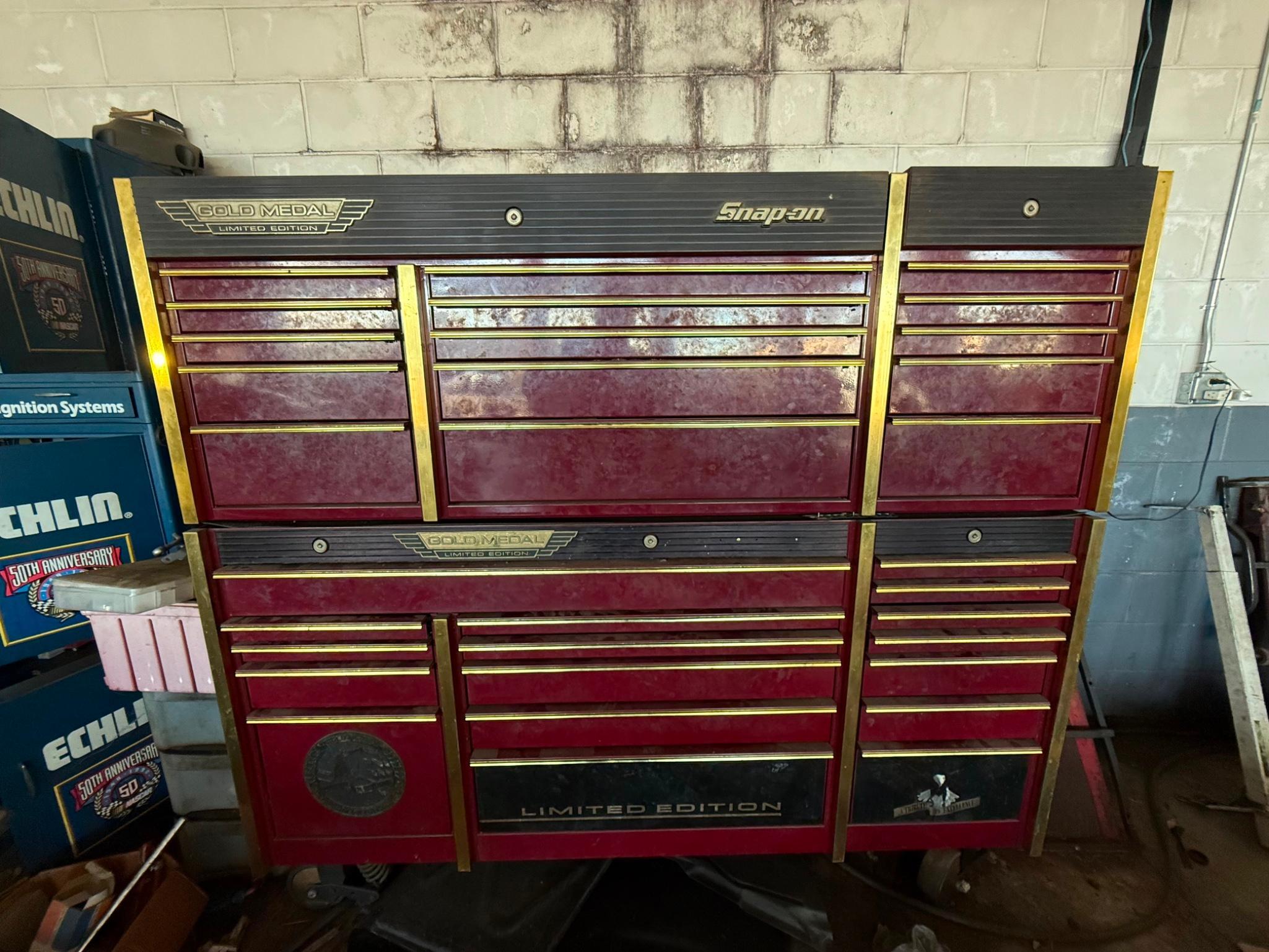 Snap-On Gold Medal Tribute to Excellence Limited Edition 3-Bay Tool Box