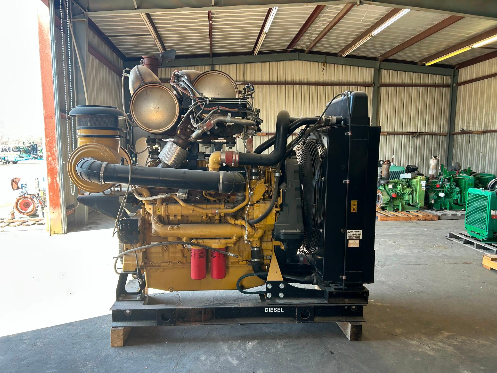 Caterpillar C18 Industrial Diesel Engine - Serial N8F01109 - Arrangement 385-7728 - Pump Takeout