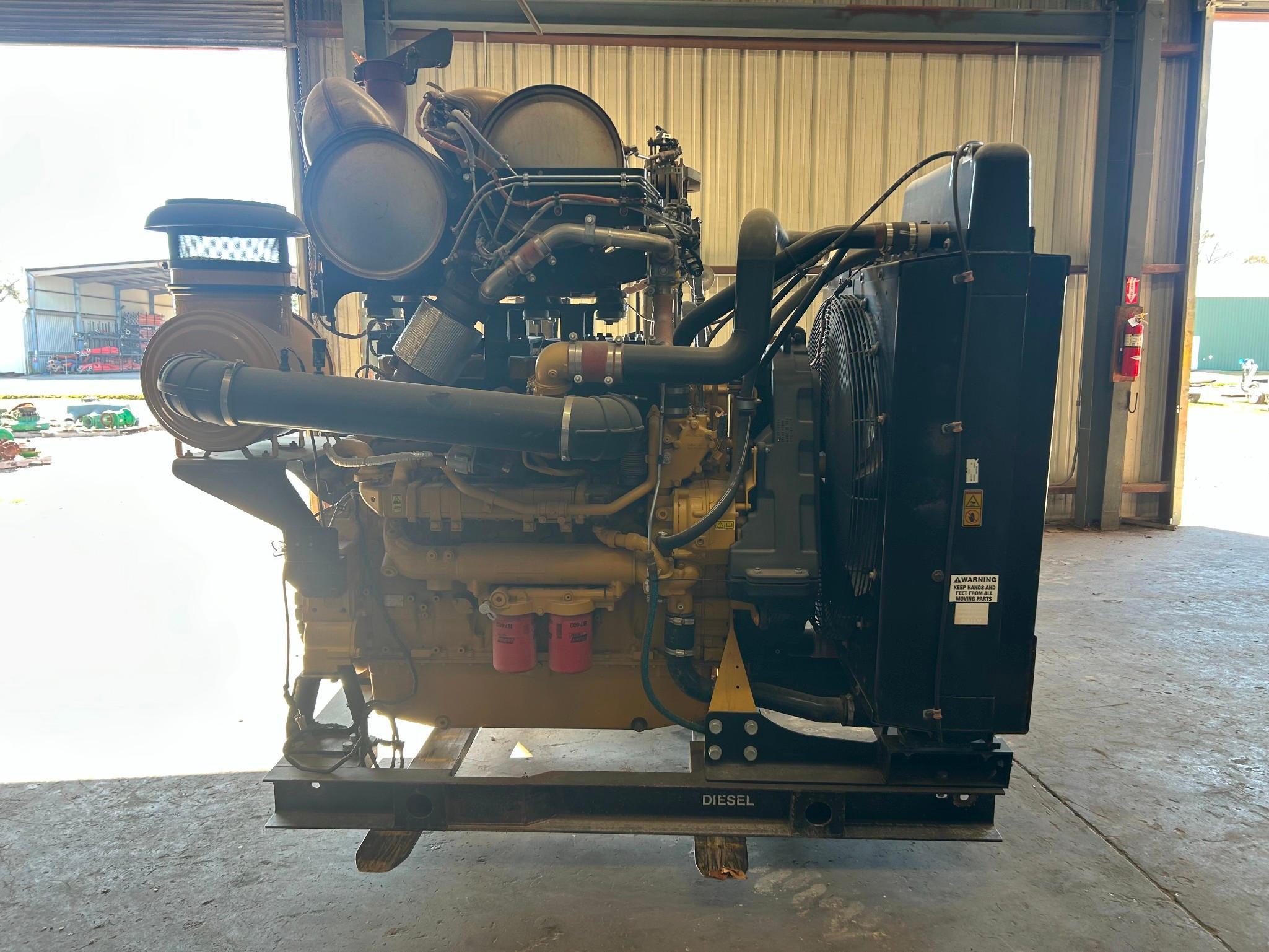 Caterpillar C18 Industrial Diesel Engine - Serial N8F01120 - Power Unit - Pump Takeout