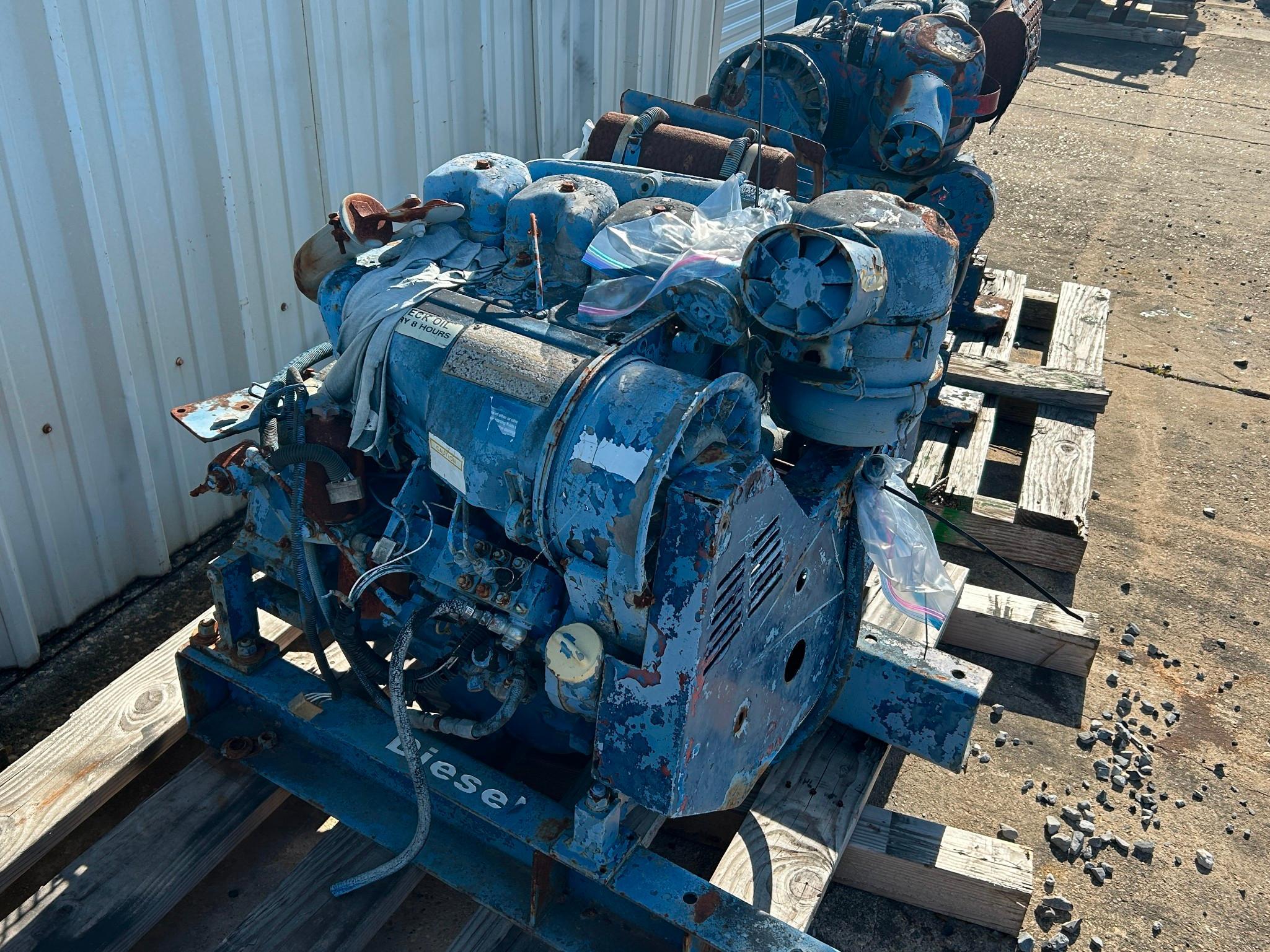 Deutz F3L914 3-Cylinder Air-Cooled Diesel Engine - 54 HP - Pump Takeout