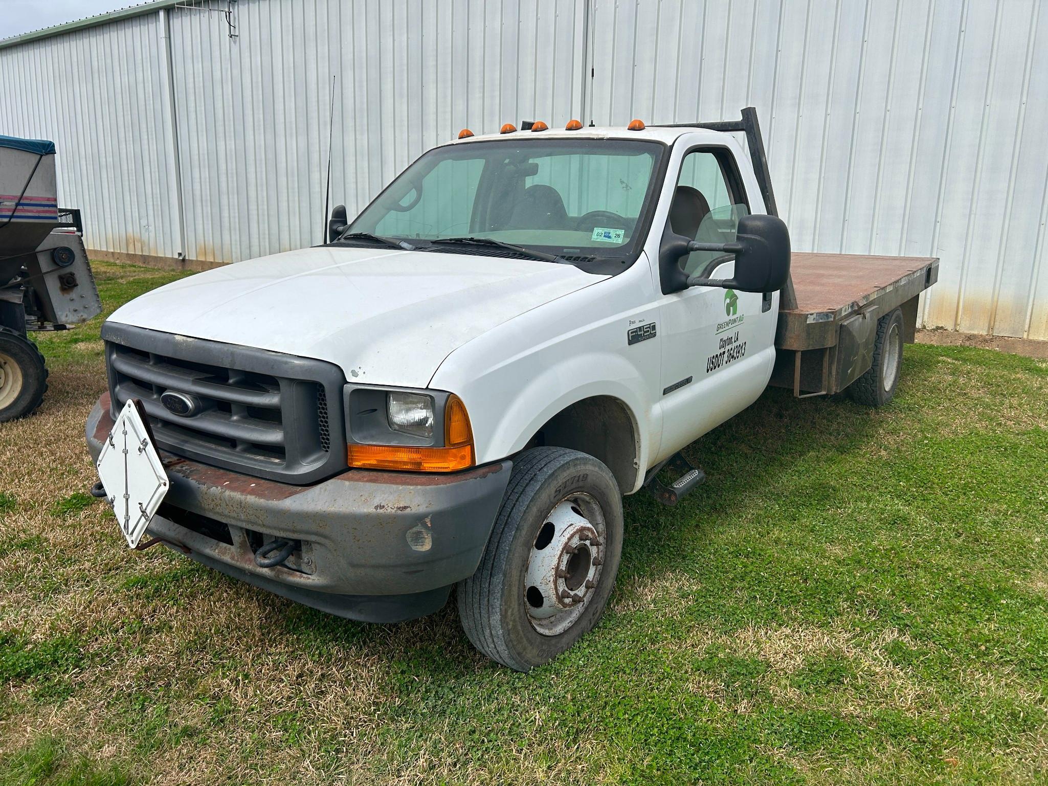 2001 Ford F-450 Super Duty Flatbed  7.3L Power Stroke Diesel