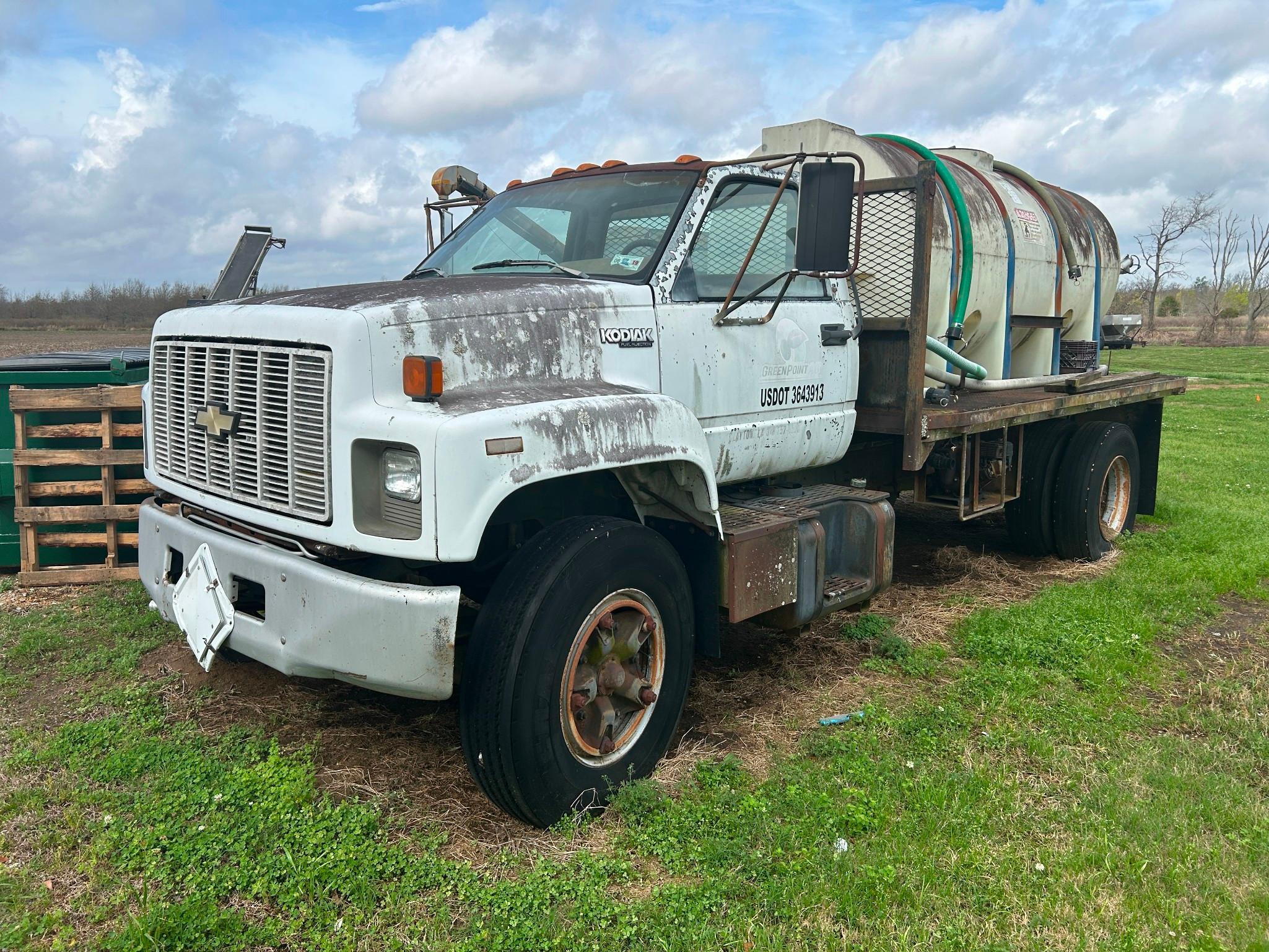 1990 Chevrolet C70 Kodiak Truck - V8 7.0L Gas Engine, 5-Speed Manual Transmission