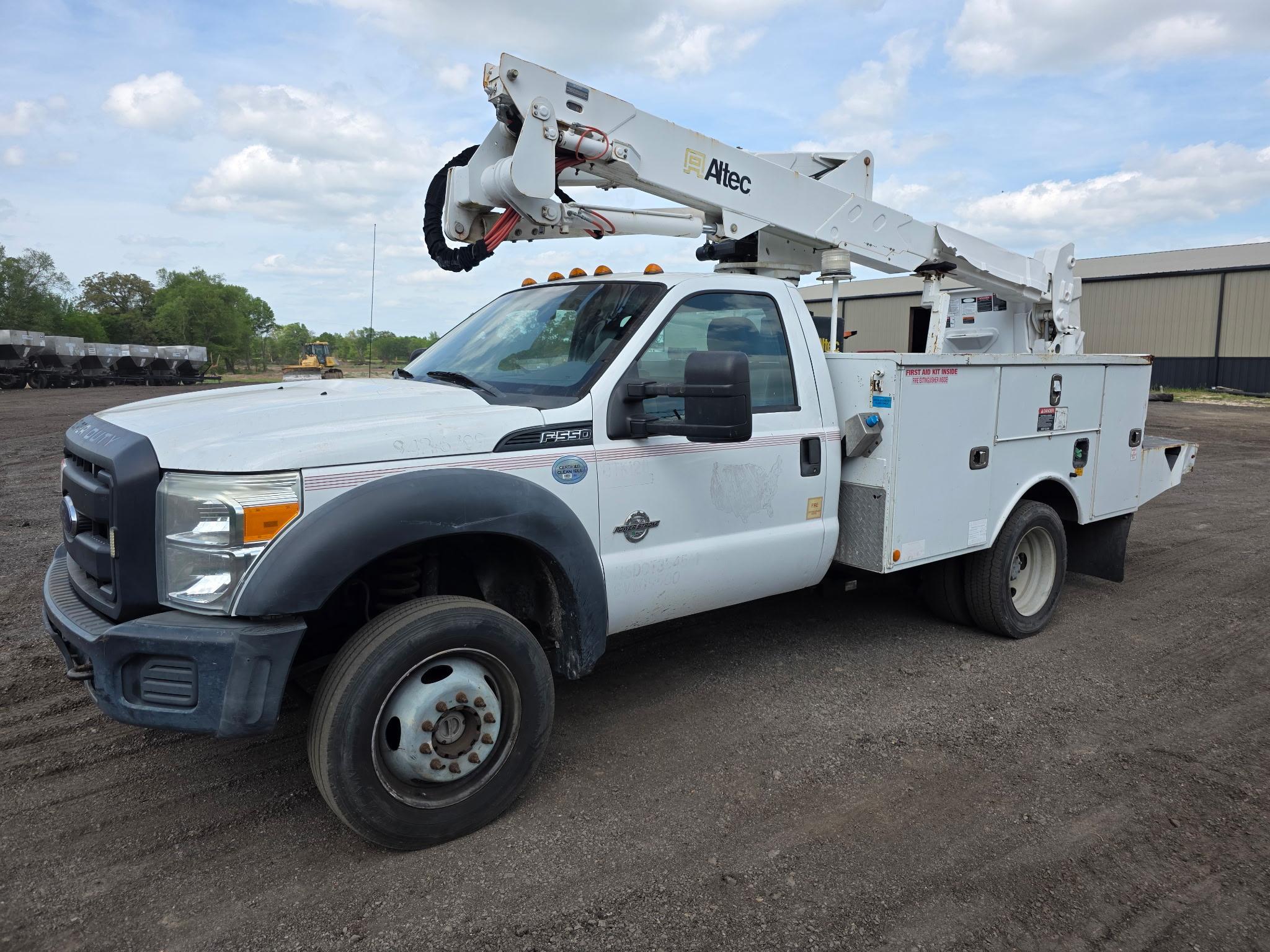 Ford F-550 Bucket Truck.