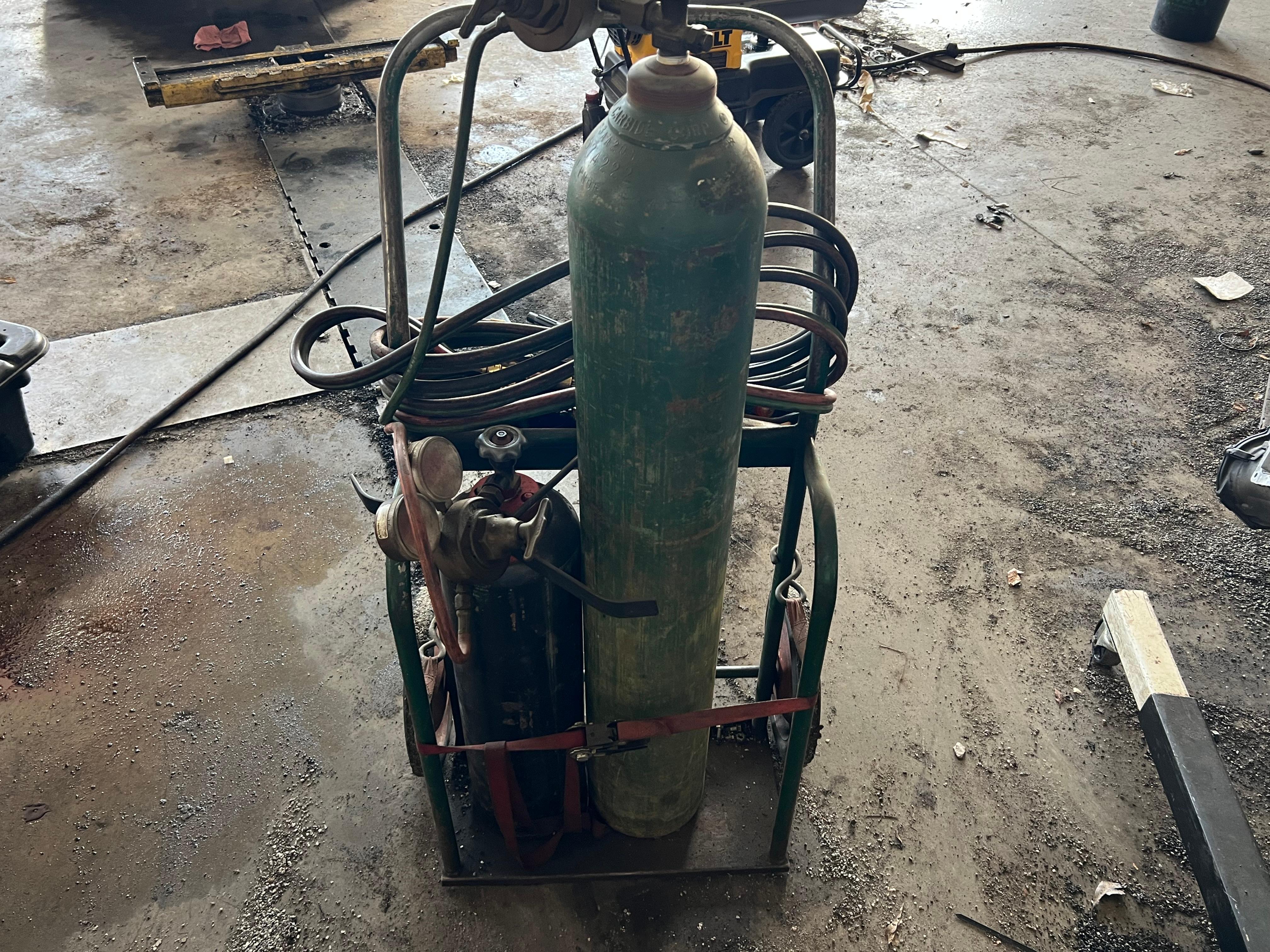 Oxy-acetylene Torch and Regulator Rig