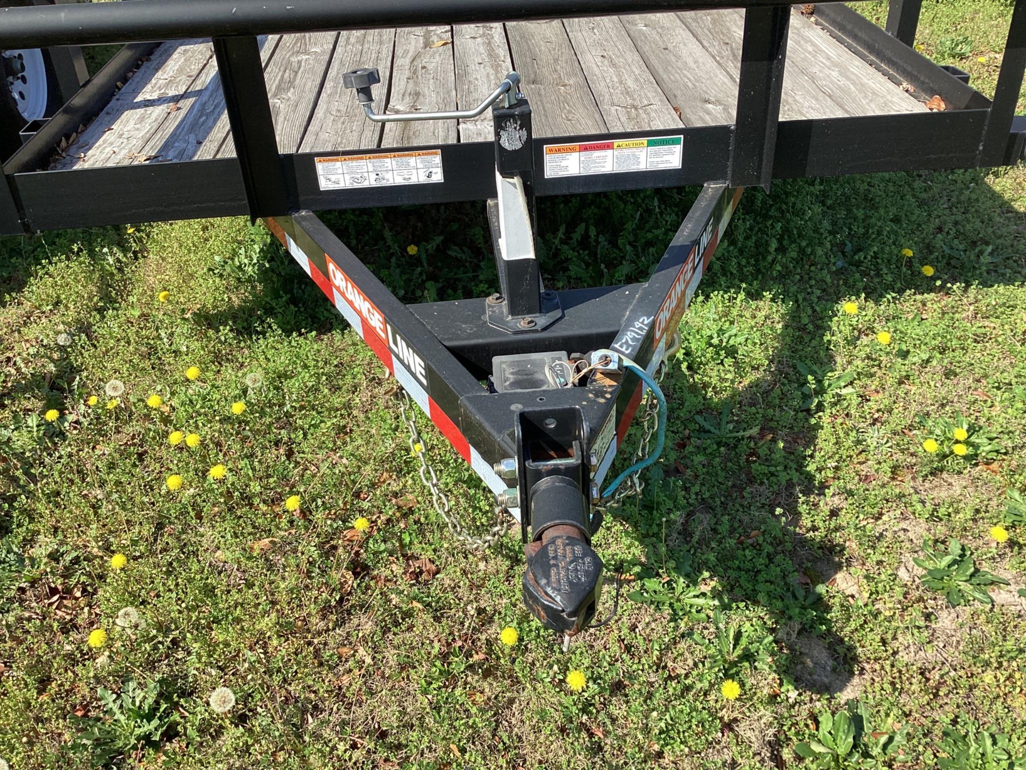 2022 TU10 Tandem Axle, Pipe Top Utility Trailer