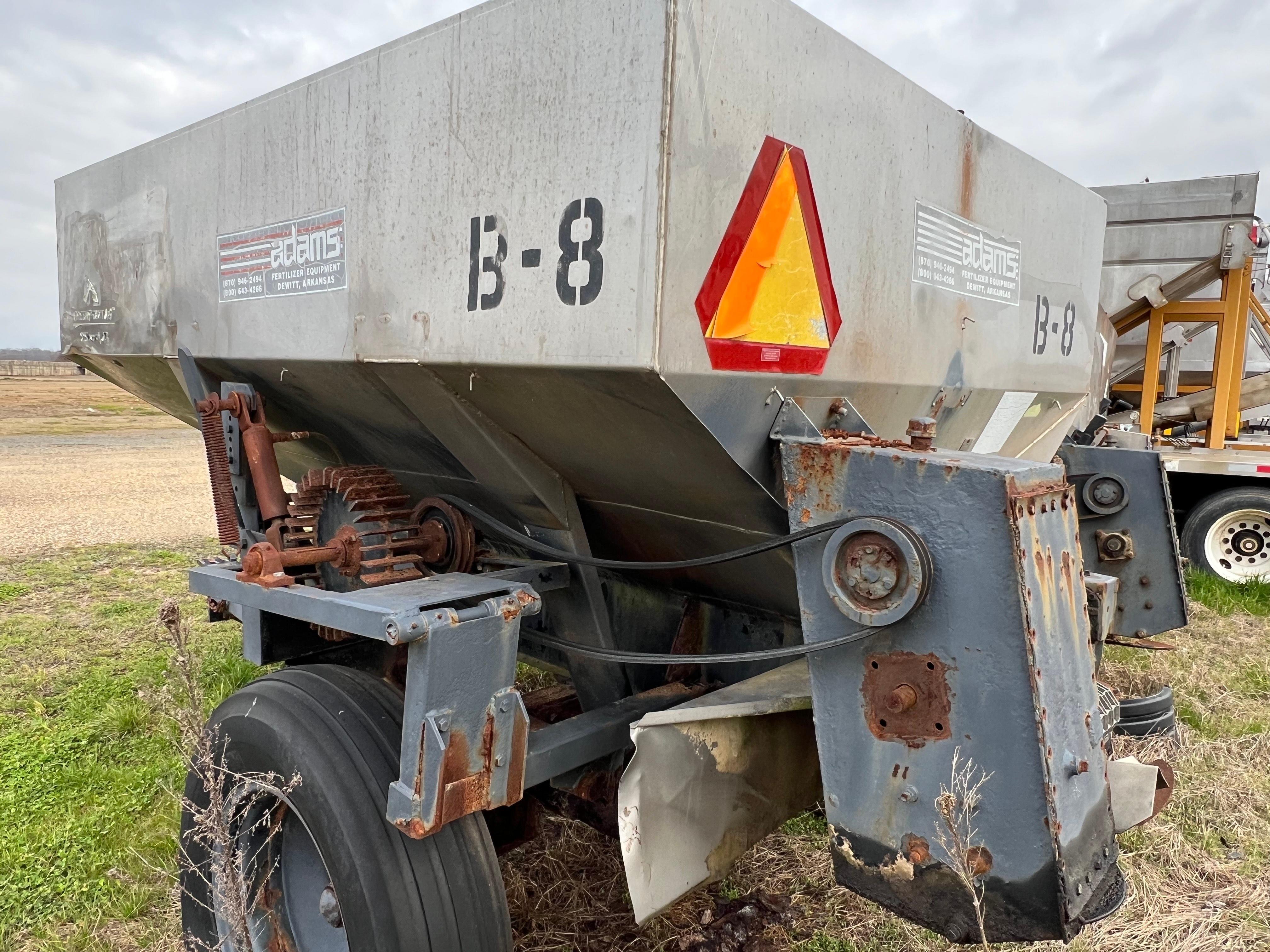 NO RESERVE Adams 5 Ton Fertilizer Spreader