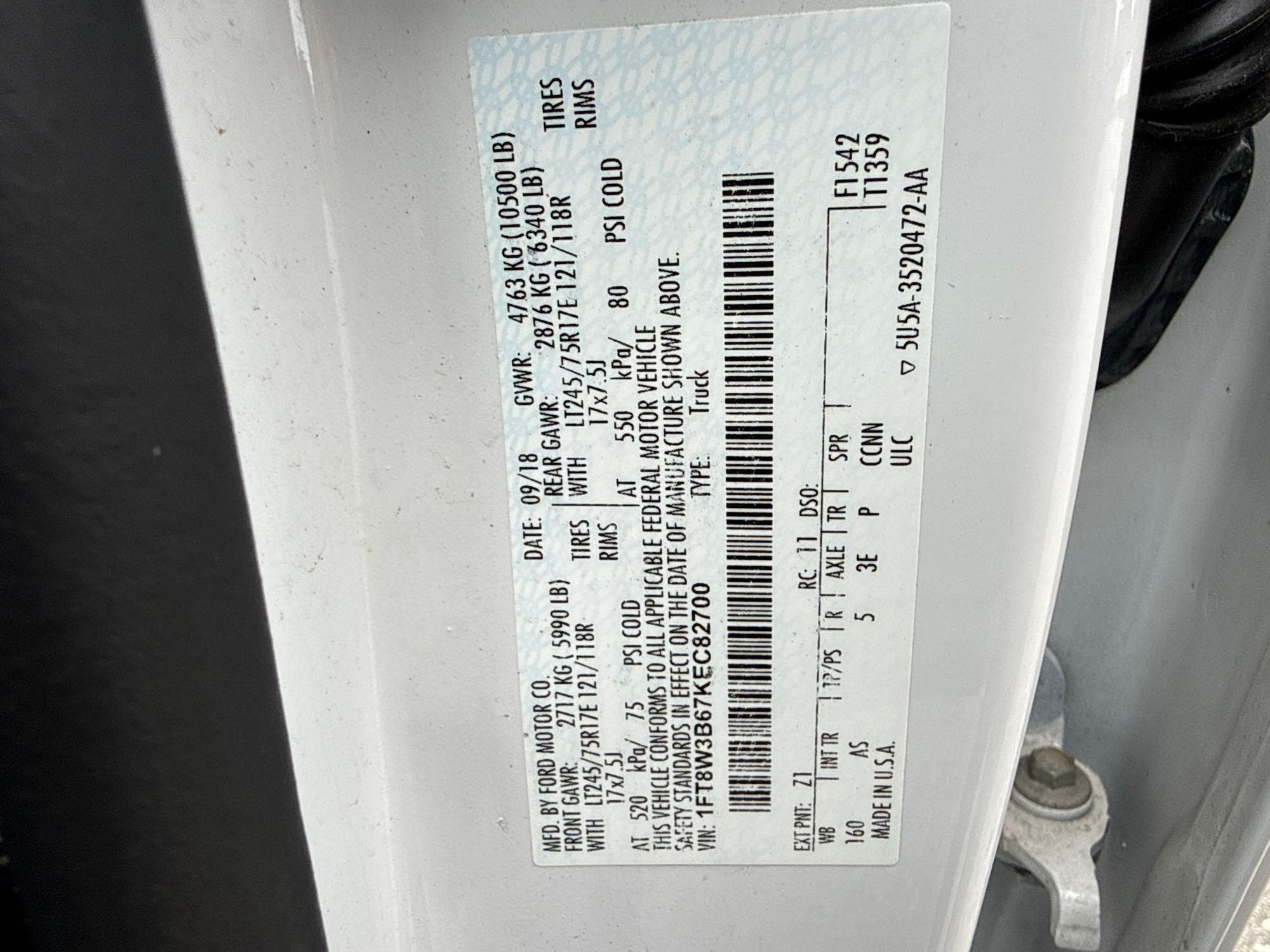 2019 Ford F350XL
