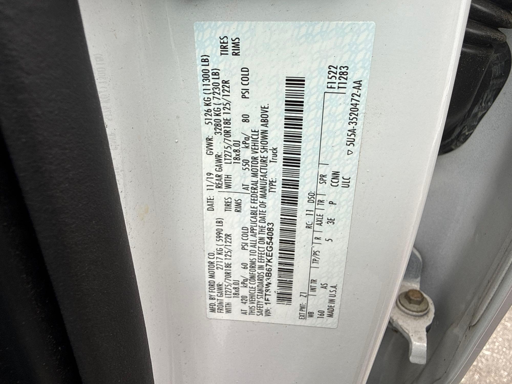 2019 Ford F350XL
