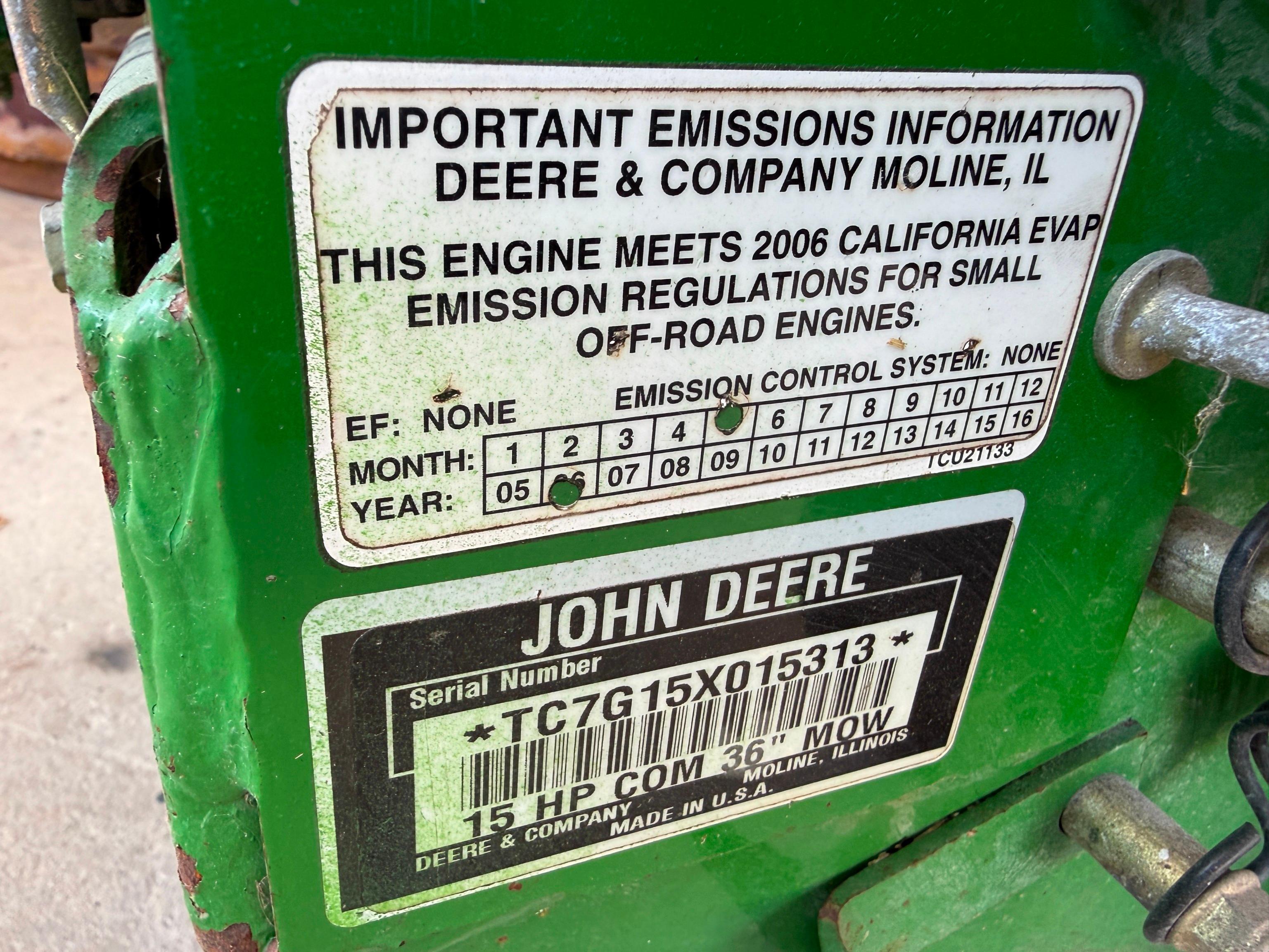 John Deere G15