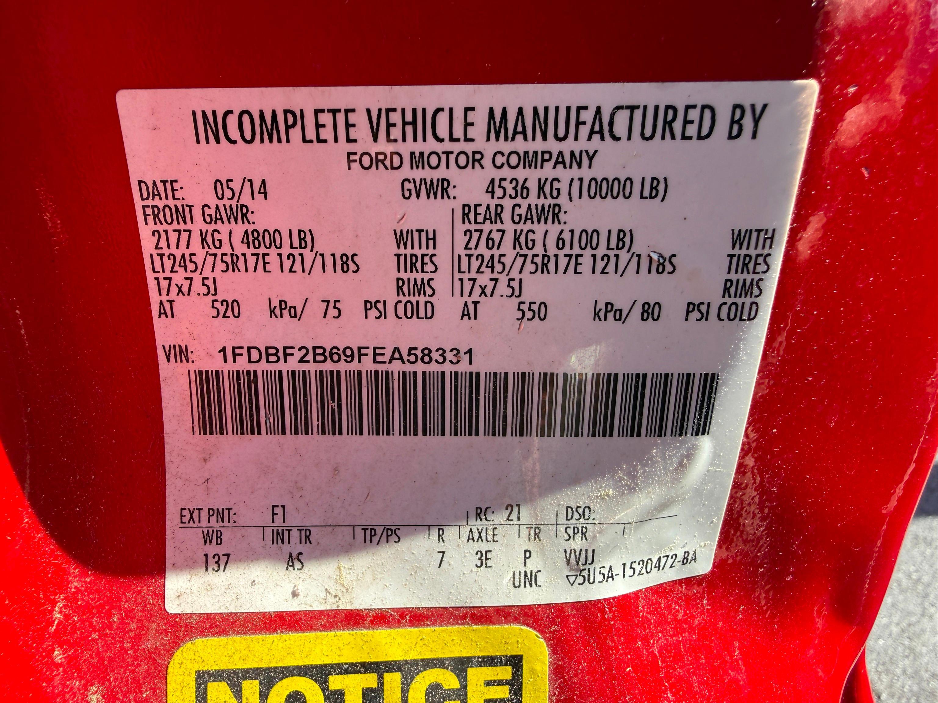 2015 Ford F250 XL