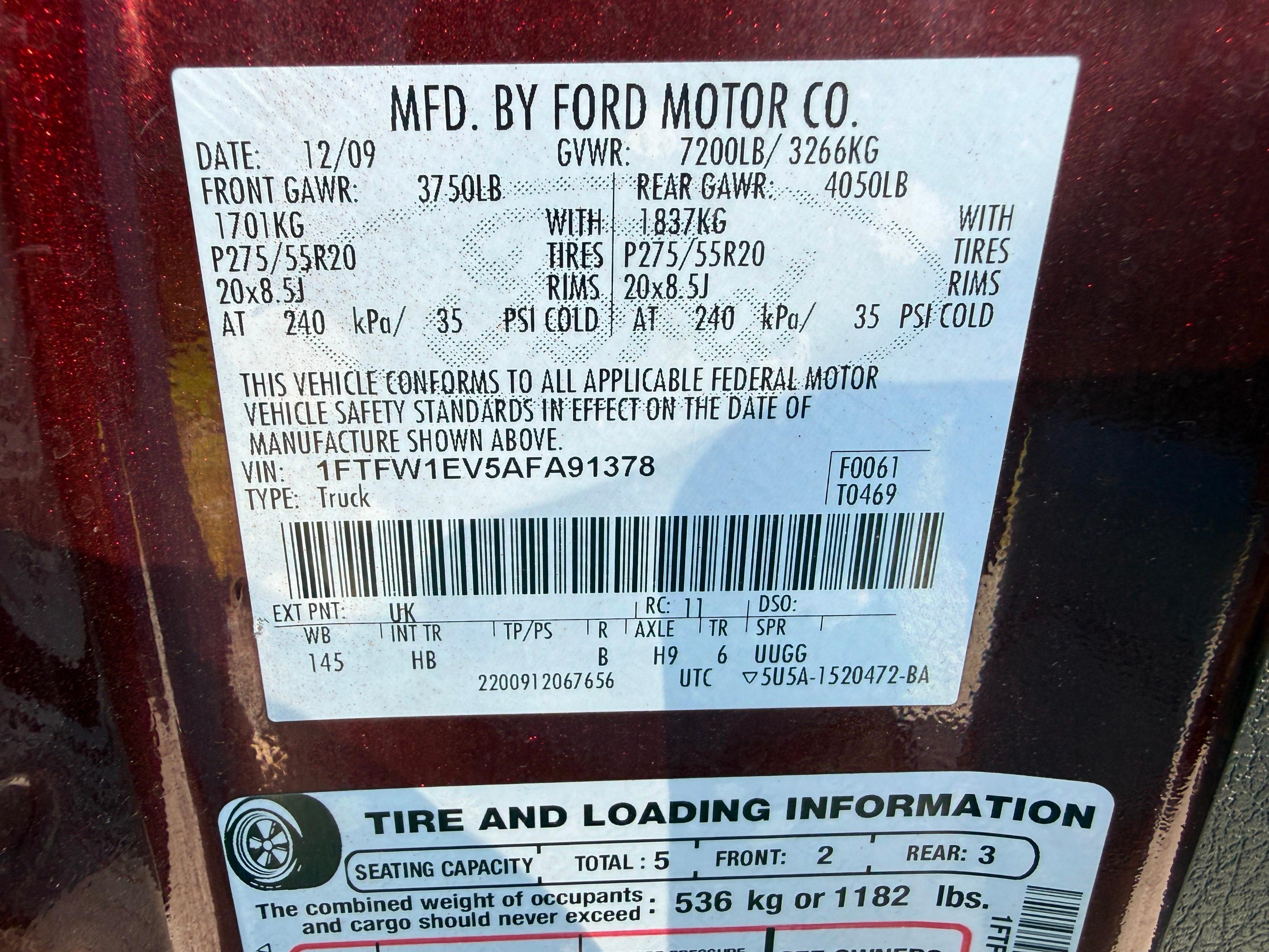 2010 Ford F-150