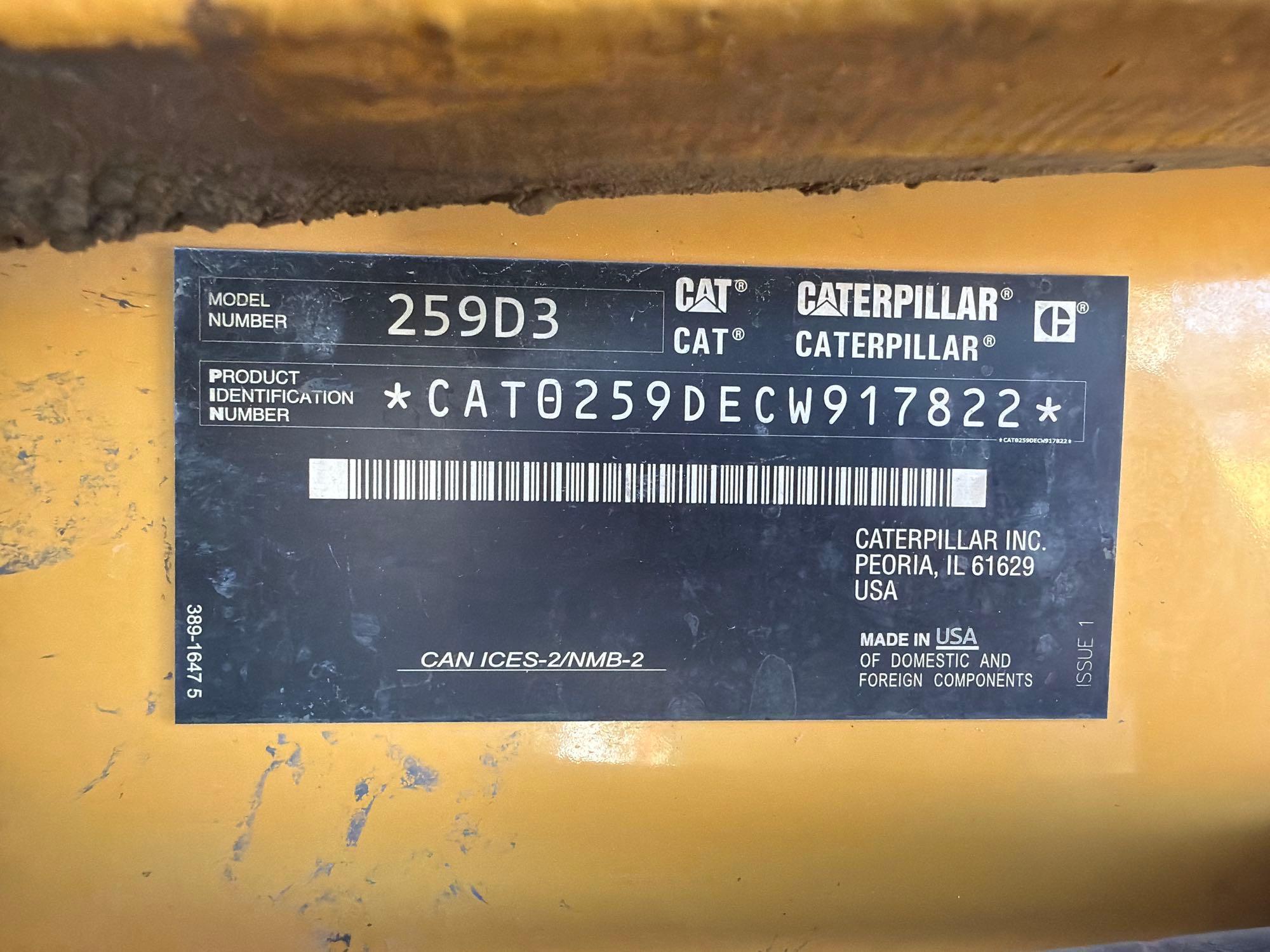 2022 Caterpillar 259D
