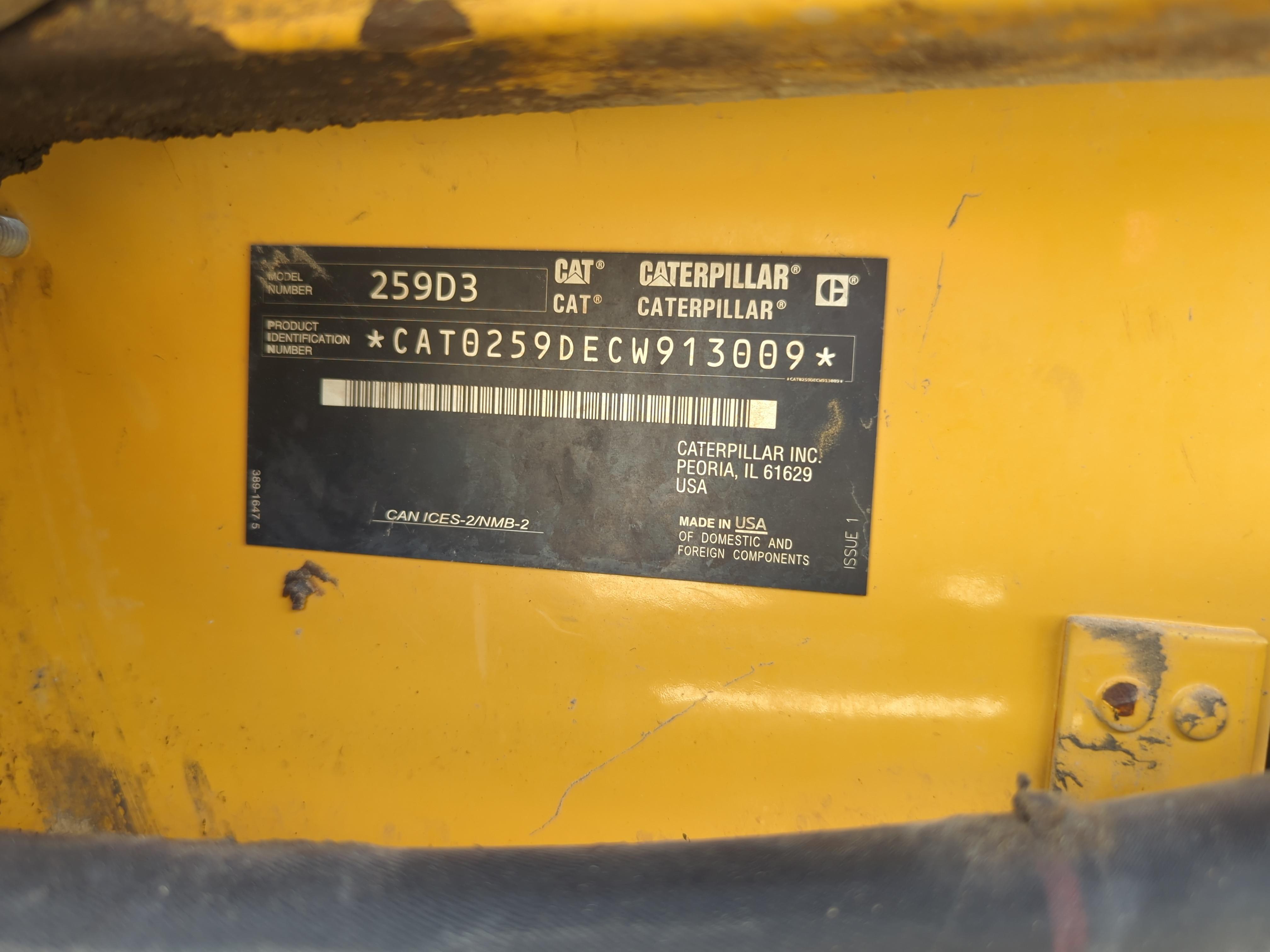 2021 Caterpillar 259D