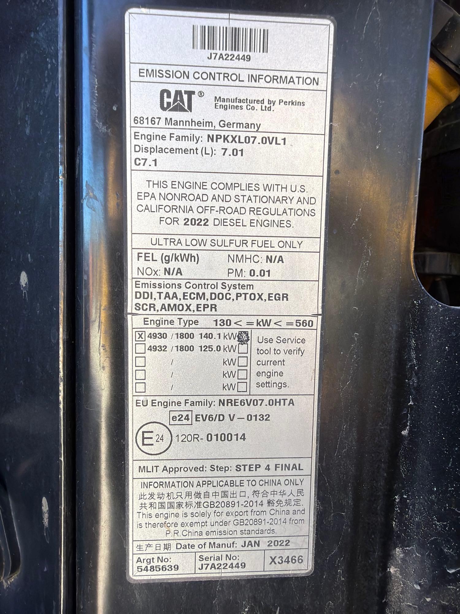 2022 Caterpillar 938M