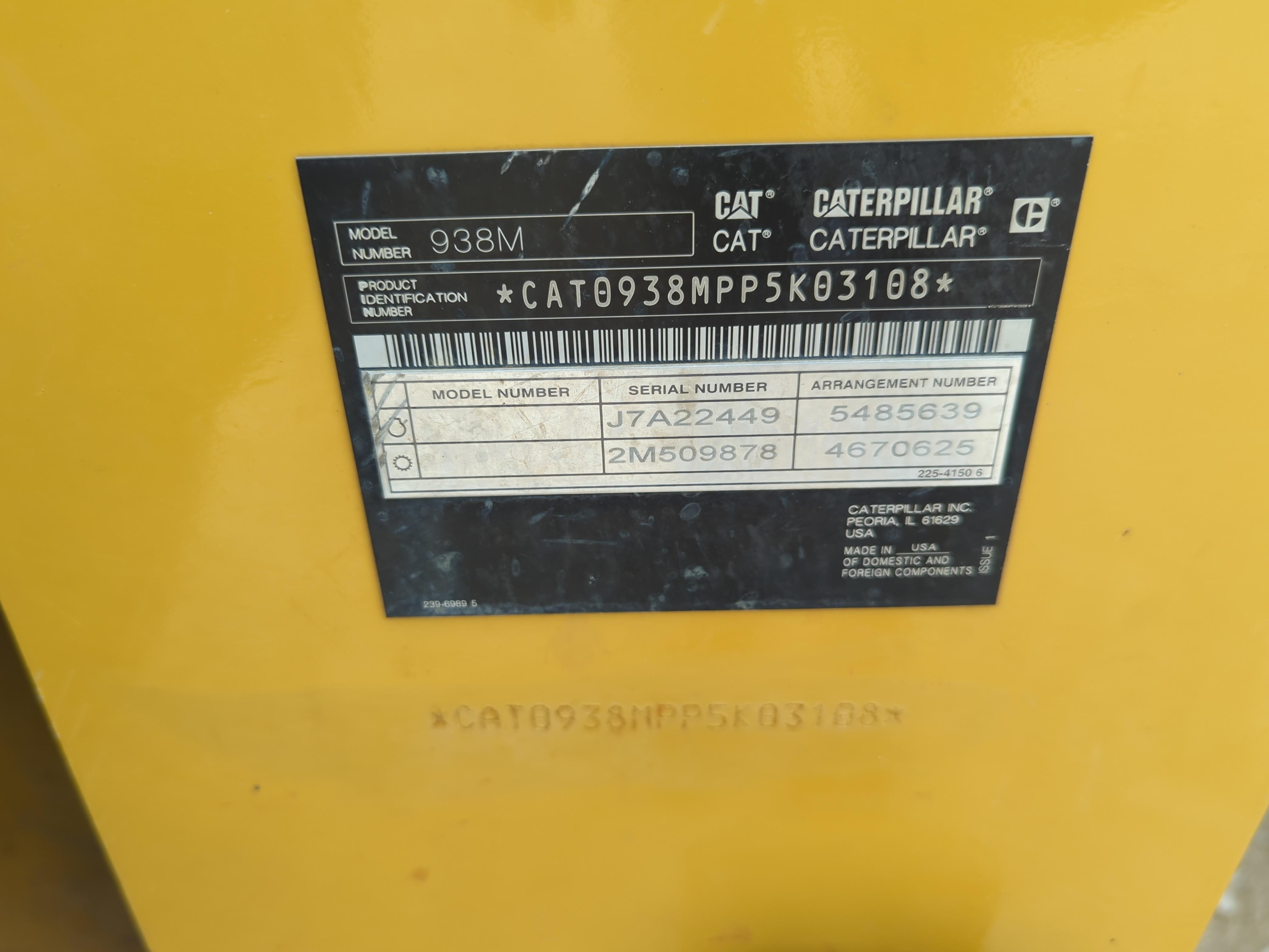 2022 Caterpillar 938M