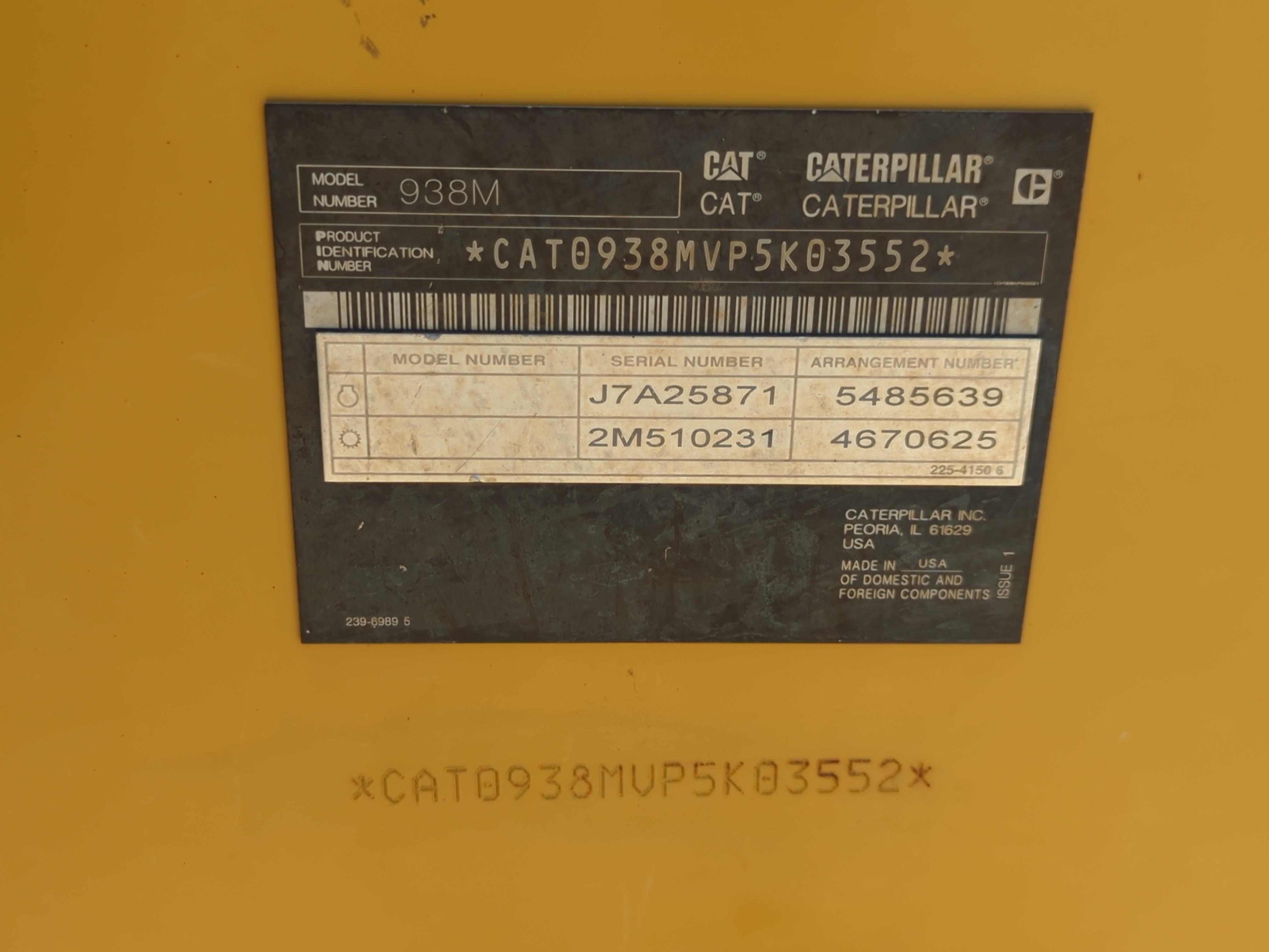 2022 Caterpillar 938M
