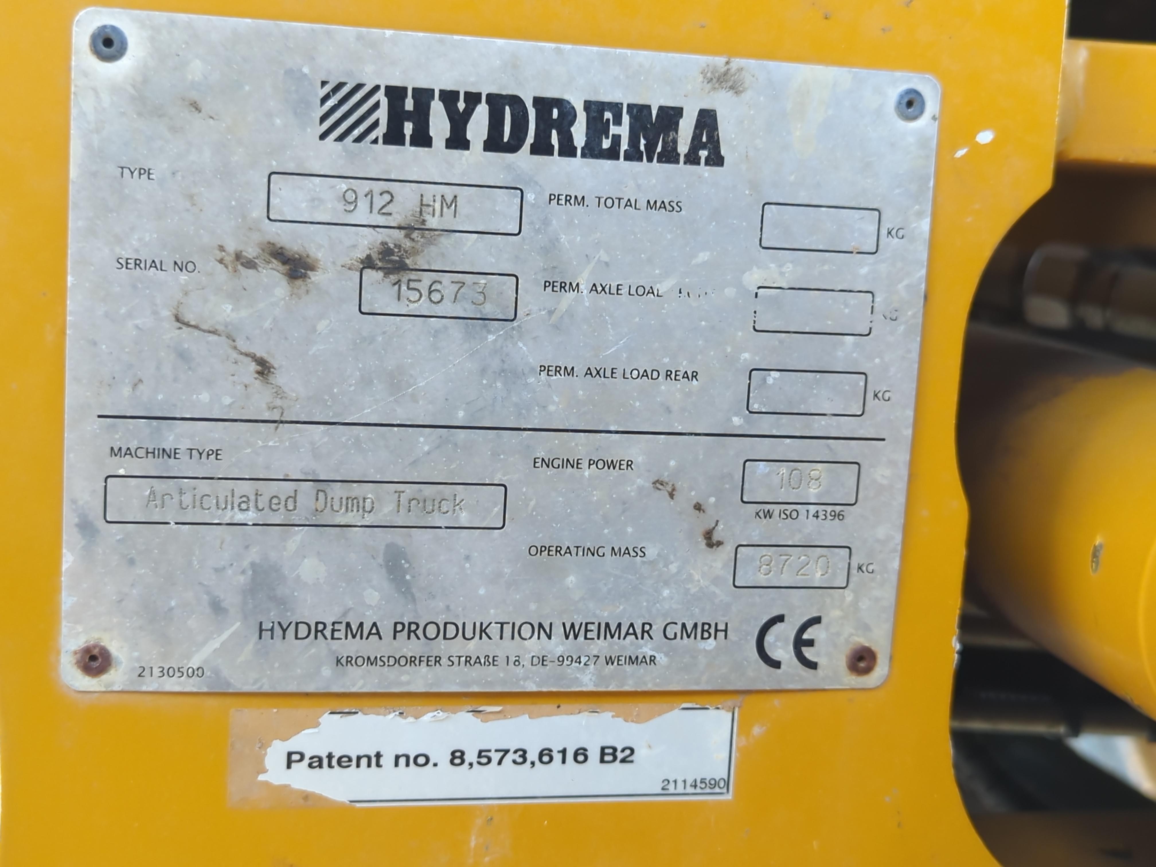 2022 Hydrema 912 HM