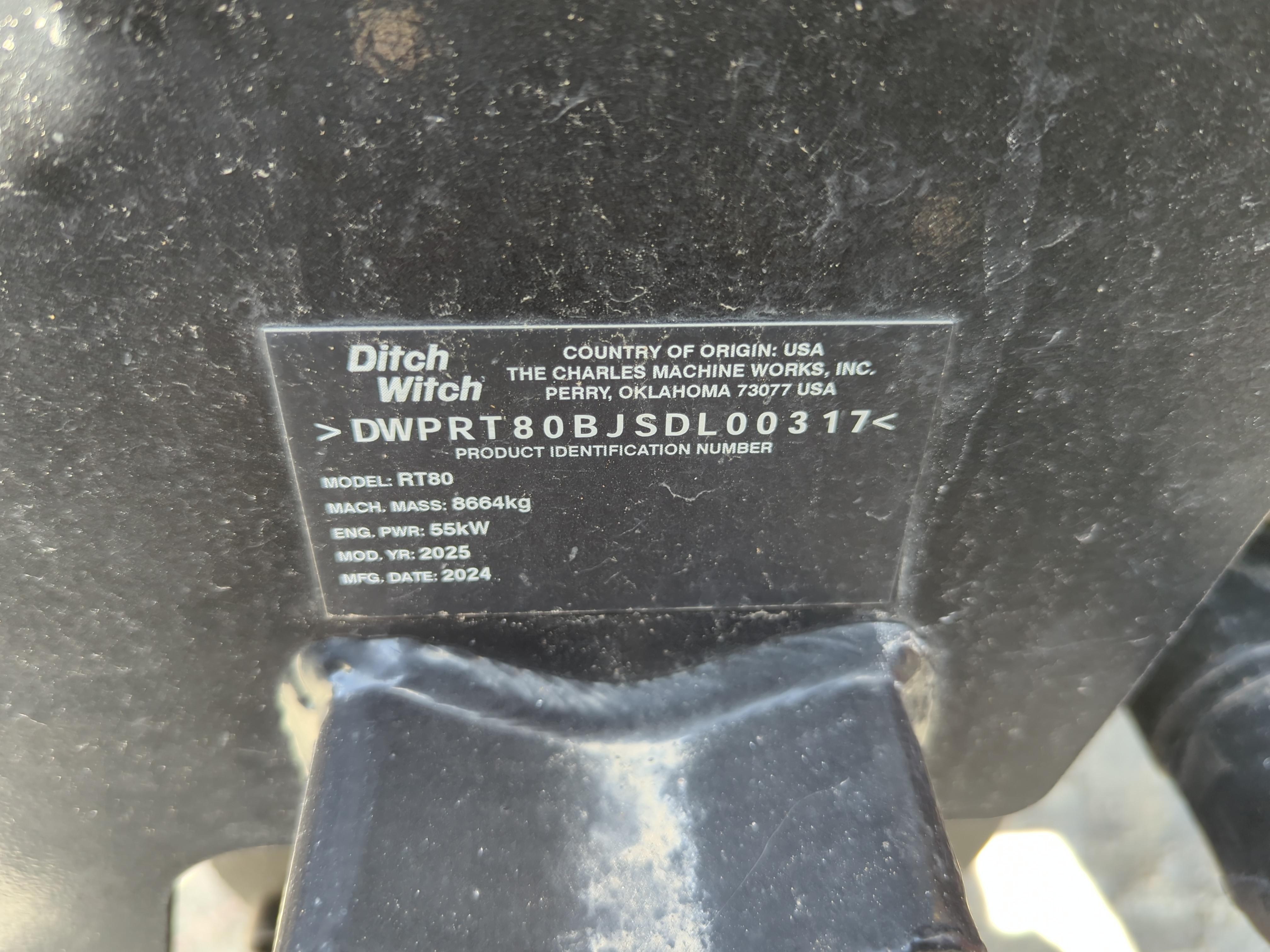 2023 Ditch Witch RT80