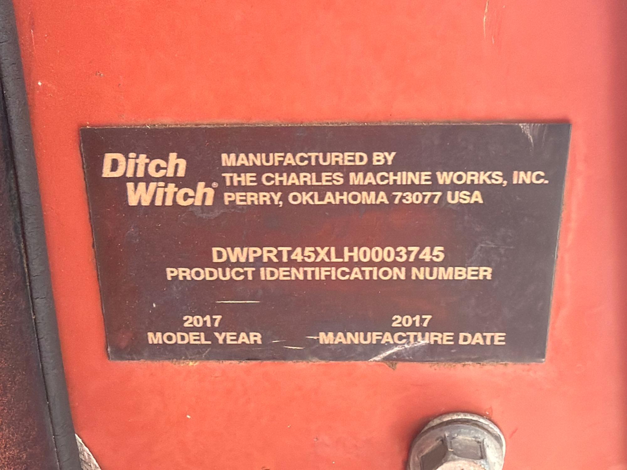 2017 Ditch Witch RT450