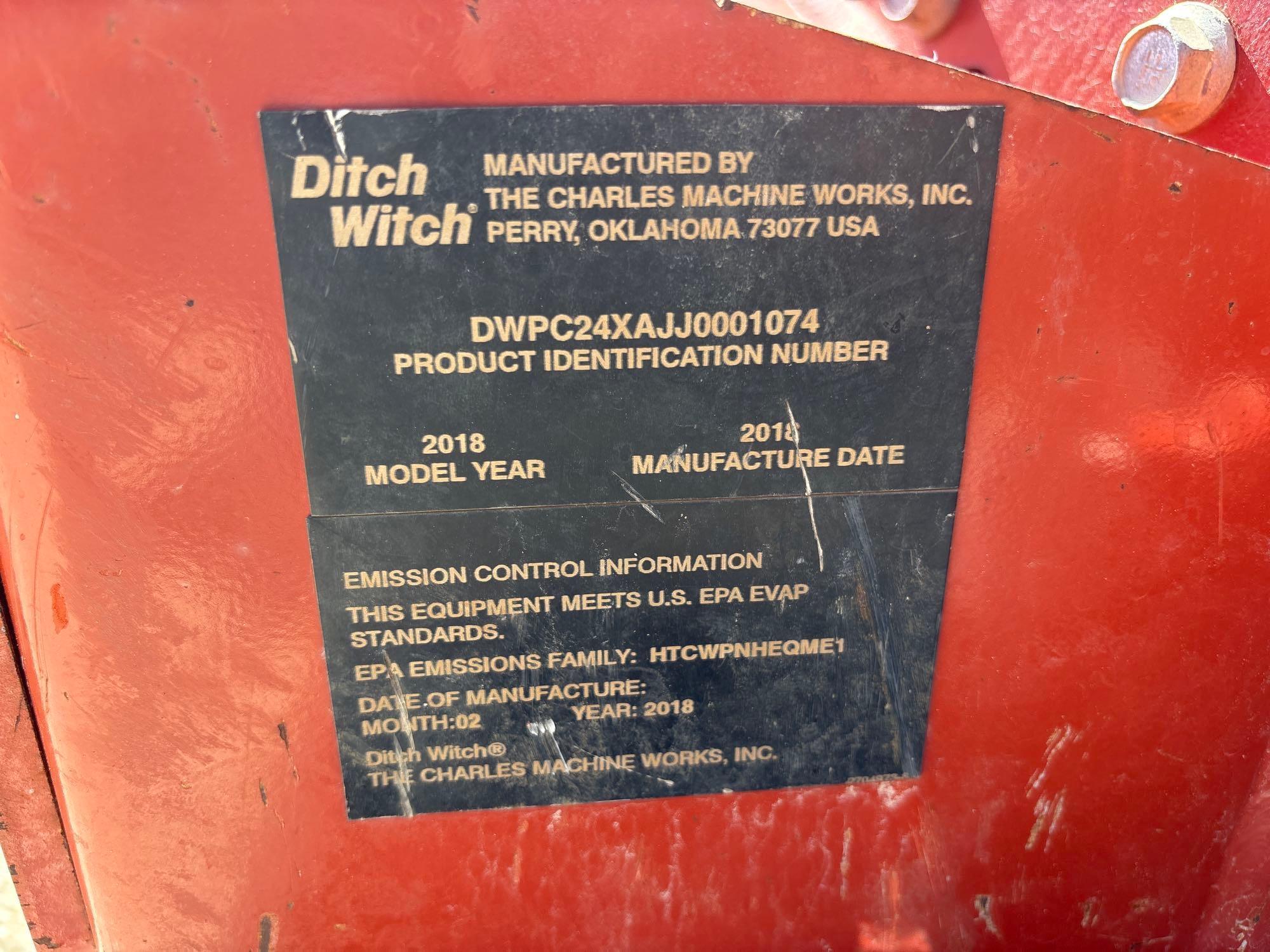 2018 Ditch Witch C24