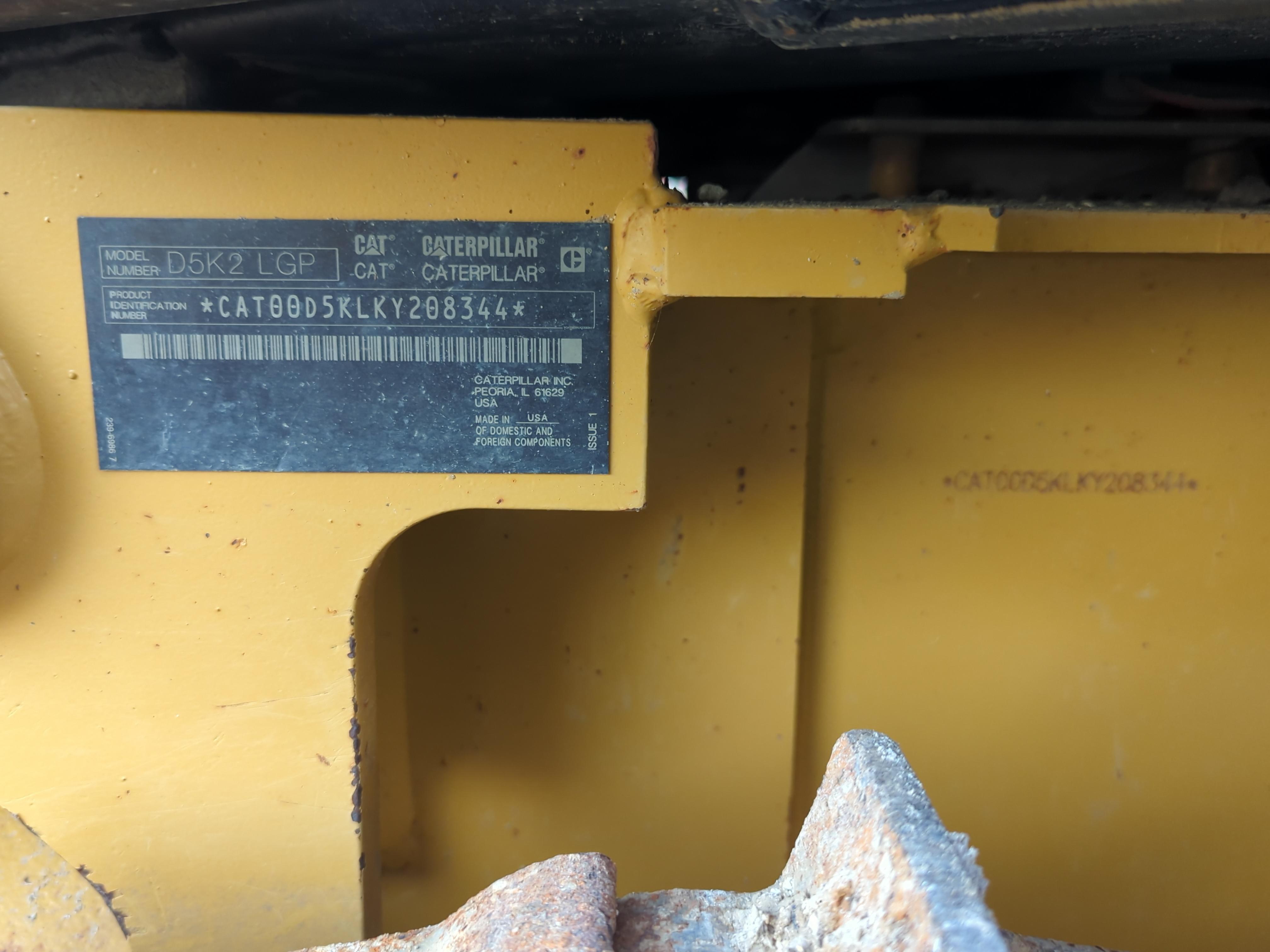 2020 Caterpillar D5K LGP