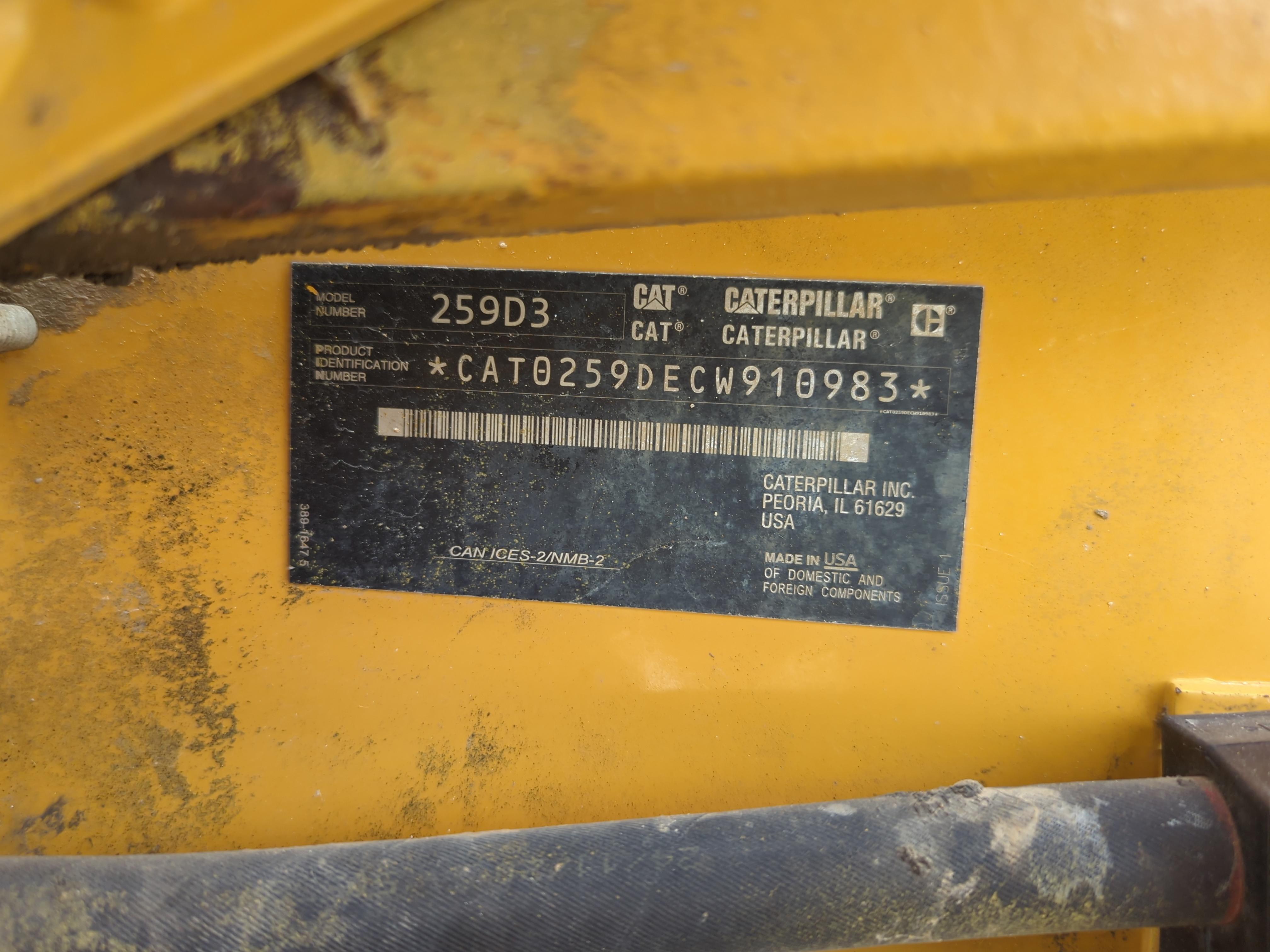 2021 Caterpillar 259