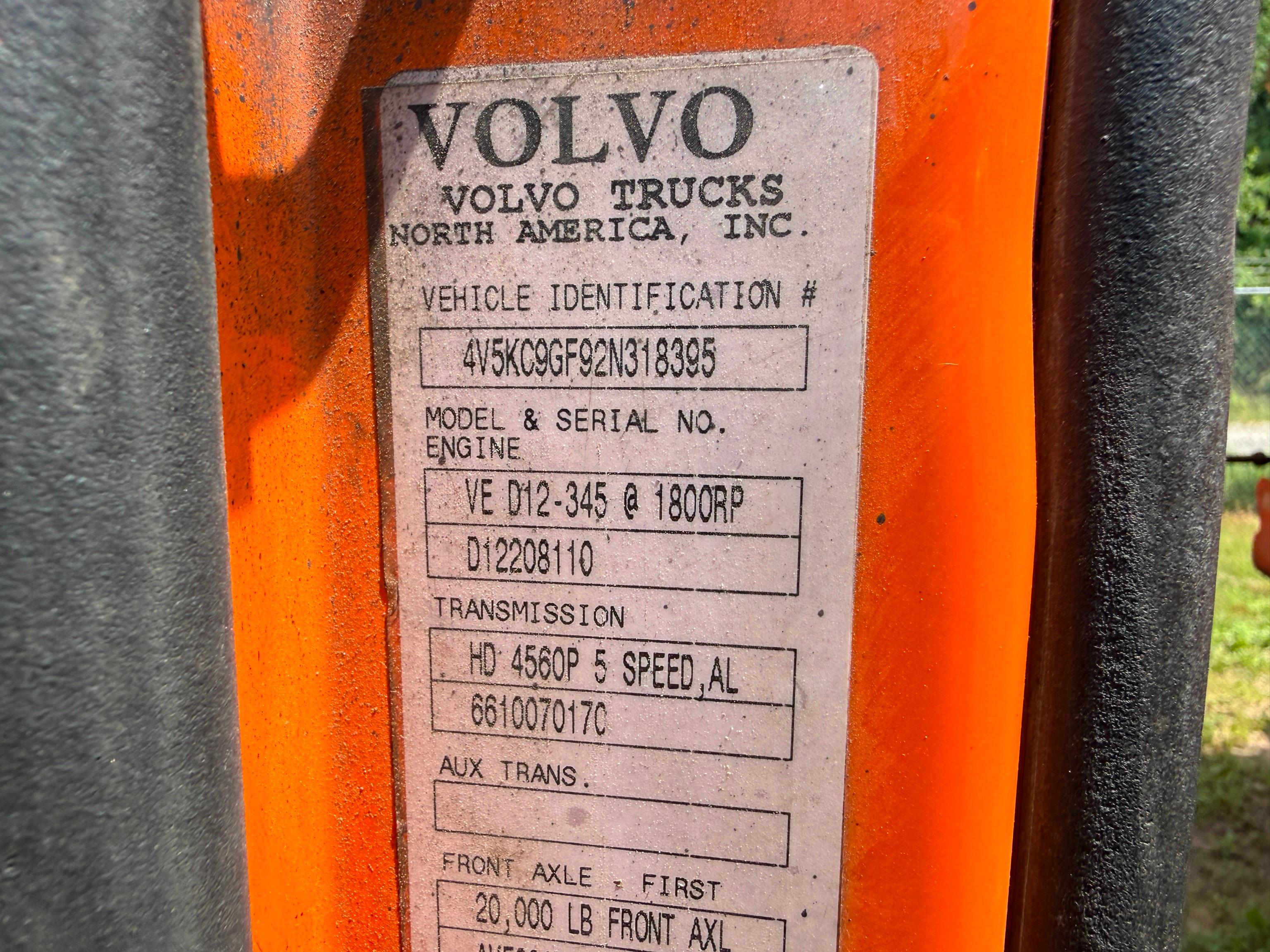 2002 Volvo VHD