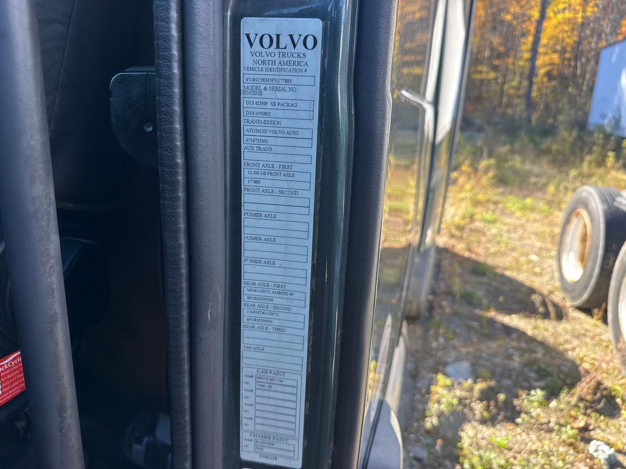 2015 Volvo VNL